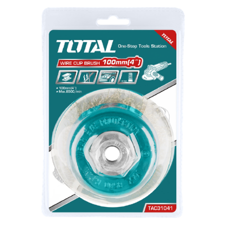 Total Wire Cup Brush | 100mm | TAC31041