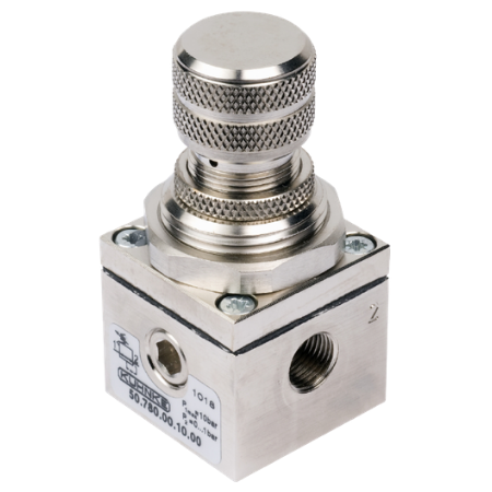 Kuhnke Miniature Pressure Regulator | 0-2.5 Pressure (bar) | 1/8'' Port | 50780-00-25-00