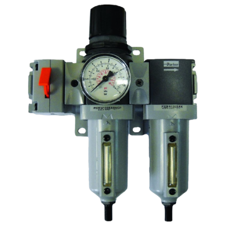 Parker P33 Slide valve + Filter/Regulator + Lubricator | G3/4 Port | P33YA16GEANGLNW