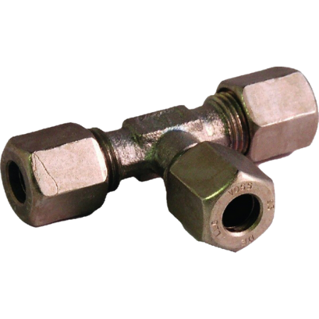 Tee Compression Connector | 6mm Tube O/D | SCMT06