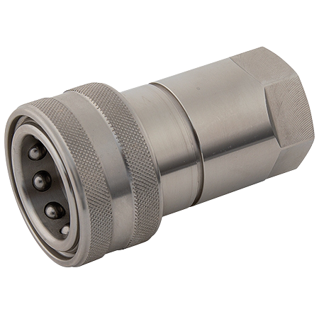Holmbury Hydraulic Coupling HS Screw Type Poppet Pulse - Female Carrier | G1/2 BSPP | HS10-1-IGF08 - FluidAirFittings