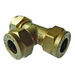 Wade Equivalent Brass Equal Tee 1/4" Tube O/D 2043 - FluidAirFittings
