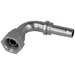 Polyhose -BSPP Female Swivel Insert 90° Hosetail | 1/4" | BSP/06/04/90S - FluidAirFittings