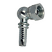 Polyhose -BSPP Female Swivel Insert 90° Compact Hosetail | 1/2" | BSP/08/08/90C - FluidAirFittings