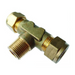 Wade Equivalent Brass Male Branch Tee 3/8" BSPT Male/Tube O/D 9068/B - FluidAirFittings