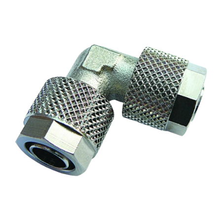 Aignep Equal Metric Elbow | 12-10mm Tube O/D & I/D | QL12/12 - FluidAirFittings