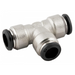 Aignep 50000 Series Push-In Metric Range Equal Tee |  12mm Tube | 50230N12 - FluidAirFittings