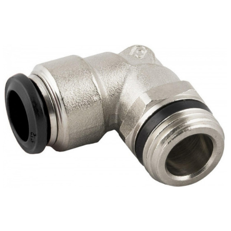 Aignep 50000 Series Push-In Male Swivel Elbow | 1/2"- 8mm Tube | 50111N8-1/2