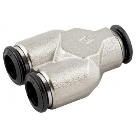 Aignep 50000 Series Push-In Equal Y Connector | 6mm - Tube | 50310N6