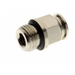 Aignep 57000 Series Male Stud BSPP 1/4"- 10mm Tube | 5702010-1/4 - FluidAirFittings