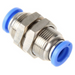 XHnotion Imperial Tube Bulkhead Push-In Fittings | 3/8"Tube | PM3/8 - FluidAirFittings