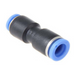 XHnotion Imperial Tube Straight Connector Push-In  Fittings | 3/8" Tube | PU3/8 - FluidAirFittings