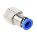 XHnotion Imperial Tube Female Hex Stud Push-In NPT 1/2"- 1/2"Tube | PCF1/2-N04 - FluidAirFittings