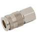Rectus Nickel Plated 27KA Series Coupling BSPP Female Interchanges with Rectus 41/1700/1727, Tema 1700 and Cejn 410. | 1/2" BSPP Female | 27KAIW21MPN - FluidAirFittings