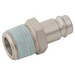Rectus Nickel Plated 27KA Series Adaptor BSPT Male Interchanges with Rectus 41/1700/1727, Tema 1700 and Cejn 410. | 3/4" BSPT Male | 27SFAK26SXN - FluidAirFittings