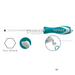 TOTAL Industrial -  Slotted Go-Through Screwdrivers | 6.5 | THTGTS6150 - FluidAirFittings