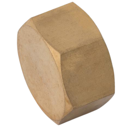 Brass Female Cap End | 1.1/2" BSPP Female Thread | CAP24 - FluidAirFittings