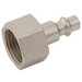 Rectus Hardened Steel 23KA/24KA Series Adaptor BSPP Female Interchanges with Dynaquip DC3, Hansen 3000 ,Rectus 24, Tema 1400 and Cejn 310. | 1/2" BSPP Female | 23SFIW21SXN - FluidAirFittings