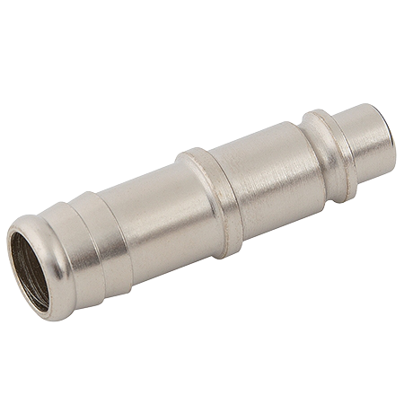Rectus Zinc Plated 33KA Series Adaptor Hosetail Interchanges with Atlas QIC 10. | Hosetail (13mm - 1/2" i.d Hose) | 33SFTF13SXN - FluidAirFittings