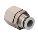 XHnotion Female Bulkhead BSPP 1/2" - 10mm Tube | WPMF10-04 - FluidAirFittings