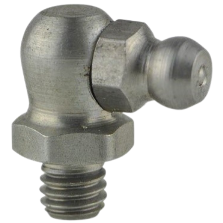 GROZ Grease Nipple 90º Stainless Steel | 1/4" BSPT | SSGN0490
