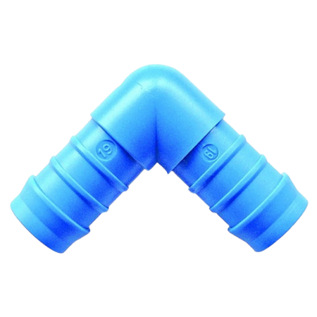 Tefen Nylon Elbow Hose Connector Plastic Fittings | 5/16" | THRCL05/05