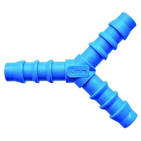Tefen Nylon Hose Repair 'Y' Connector Plastic Fittings | 1/4" | THRCY04 - FluidAirFittings