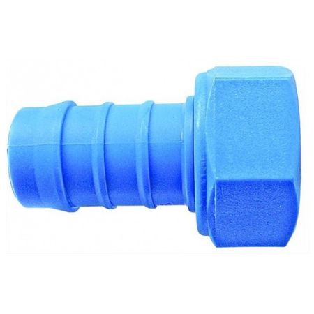 Tefen Nylon Female Swivel Nut BSPP 3/8"- 3/16" Hose | TFHC06/03 - FluidAirFittings