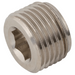 Nickel Plated Allen Key Plug | 3/8" BSPP Male | AKP06NP - FluidAirFittings