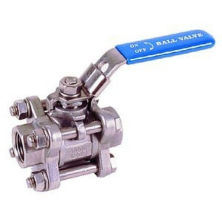 BE Range - Stainless Steel Three Piece Lever Ball Valve | 3/8" | BE6300-08