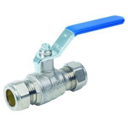BE Range - Lever Handle Ball Valve WRAS Approved Compression Ends | Size 22(mm) | BE2441-22