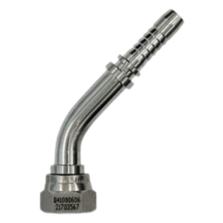 DICSA Stainless Steel 316 - Hose Tail -BSPP Female Swivel Coned Seat 45° | 1.1/2" | SSBSP/24/24/45S
