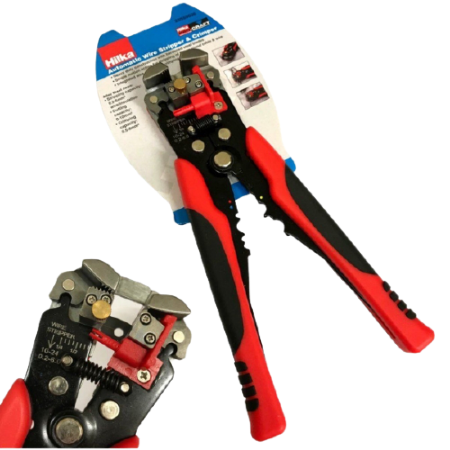 TOTAL Industrial 9" High Leverage Combination -  Pliers | Wire Stripper & Crimper | THT210906S - FluidAirFittings