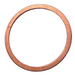 Metric Flat Copper Washer | M22 Metric | 27mm O/D | 22mm I/D | 1.75mm Thickness | CWM22 - FluidAirFittings