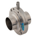 Stainless Steel 316L CSE Butterfly Valve Plain | Pull Handle 4 Position | Pull Handle suits 1" - 3" B.V | HBVC2-08 - FluidAirFittings