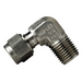 Ham-Let Stainless Steel 316 Male Elbow Imperial | 3/8" BSPT Thread | 1/2" Tube O/D | 769LR-SS-1/2-3/8 - FluidAirFittings