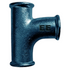 E.E Malleable Pitcher Tee Black | 1/2" BSPP Female Thread | EEBPFET08 - FluidAirFittings