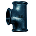 E.E Malleable Equal Tee. Black Iron | 1.1/4" BSPP Female Thread | EEBFET20 - FluidAirFittings