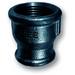 E.E Malleable Pipe Fittings Concentric Reducing Socket Black Iron | 1.1/2" x 1/2" BSPP Female Thread | EEBFFR24/08 - FluidAirFittings