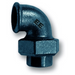 E.E Malleable Equal Union Elbow Black Iron | 1.1/2" BSPP Female Thread | EEBFEU2490 - FluidAirFittings