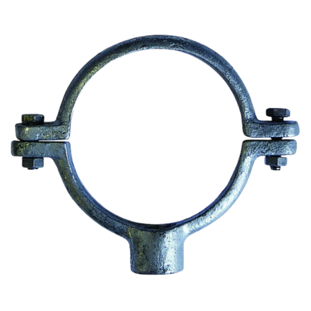 Malleable Pipe Fittings Single M12 Tapping Pipe Ring Galvanised | Nominal Bore 3" (75mm) | GSTP48