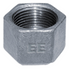 E.E Malleable Pipe Fittings Hexagonal Cap Galvanised | 3/4" BSPP Female Thread | EEGCAP12 - FluidAirFittings