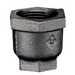 Crane Malleable M179B Black Reducing Socket | 1" to 1/2" BSPP Female Thread | 0CC02342H - FluidAirFittings