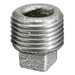Crane Malleable M147G Galvanised Hollow Plug | 2" BSPT Male | 0CC01285M - FluidAirFittings