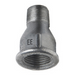 E.E Malleable Pipe Fittings Reducer Galvanised | 1/2" BSPP Female Thread | 1/4" BSPT Male Thread | EEGFMR08/04 - FluidAirFittings