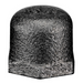 Crane Malleable M185B Black Hexagon Cap | 2" BSPP Female | 0CC02606N - FluidAirFittings