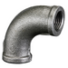 Crane Malleable M193G Galvanised 90º Bend | 4" BSPP Thread | 0CC02775F - FluidAirFittings