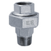 E.E Malleable Pipe Fittings Equal Galvanised | 1/2" BSPT Male / BSPP Female Thread | EEGMFEU08 - FluidAirFittings