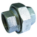 Malleable Pipe Fittings Navy Union Galvanised | 1/2" BSPP Female Thread | GFEU08B - FluidAirFittings