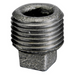Crane Malleable M147B Black Hollow Plug | 1.1/2" BSPT Male | 0CC01282J - FluidAirFittings